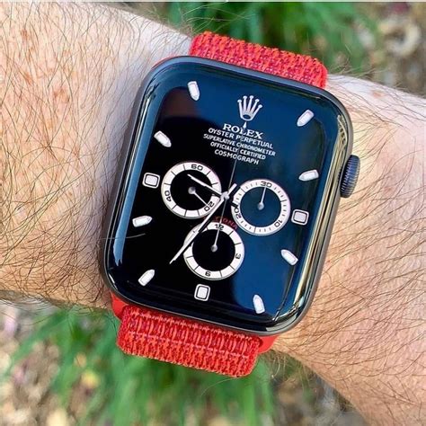 zifferblatt apple watch rolex|rolex apple watch face.